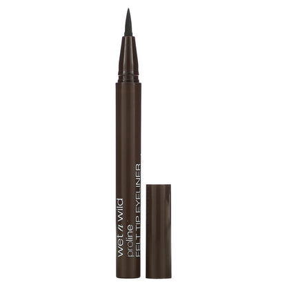 wet n wild, ProLine Felt Tip Eyeliner, Dark Brown, 0.017 oz (0.5 g)