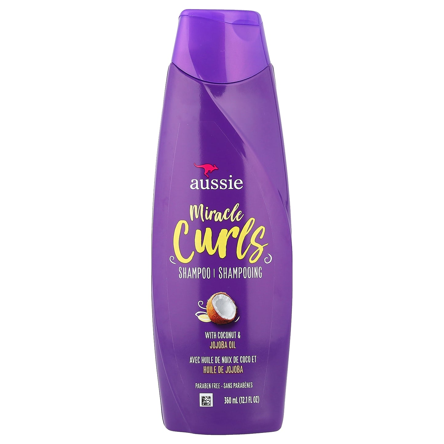 Aussie, Miracle Curls, Shampoo with Coconut & Jojoba Oil, 12.1 fl oz (360 ml)