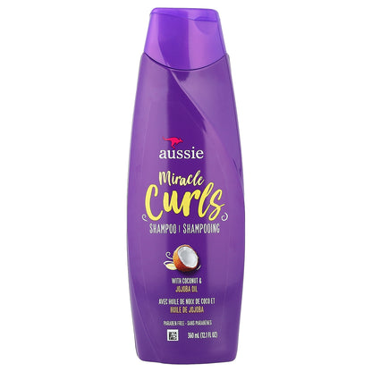 Aussie, Miracle Curls, Shampoo with Coconut & Jojoba Oil, 12.1 fl oz (360 ml)