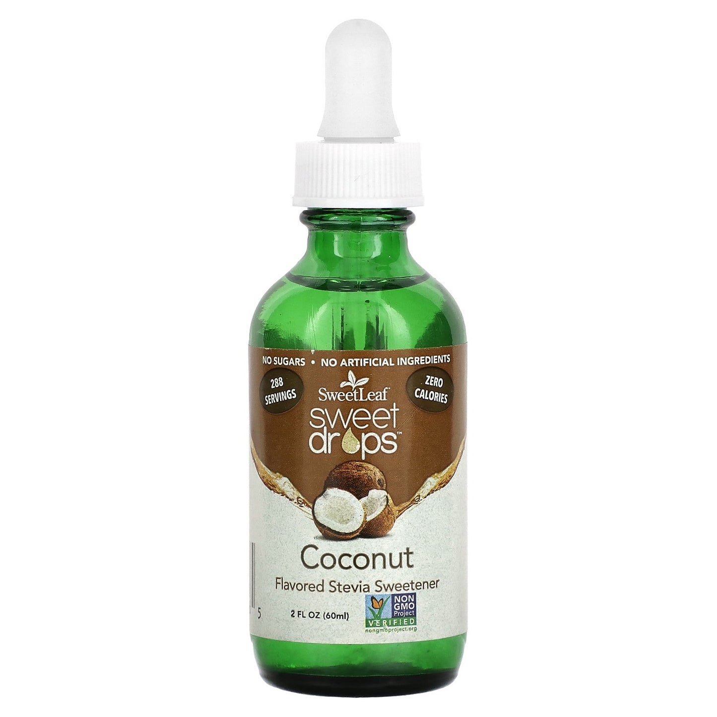 SweetLeaf Stevia, Sweet Drops, Coconut, 2 fl oz (60 ml)