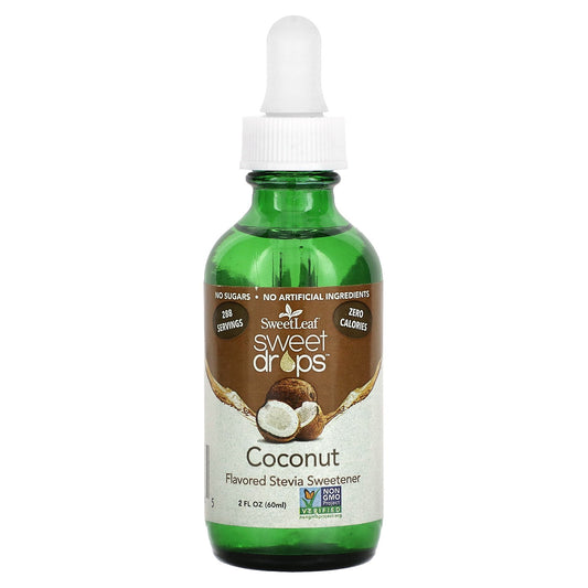 SweetLeaf Stevia, Sweet Drops, Coconut, 2 fl oz (60 ml)