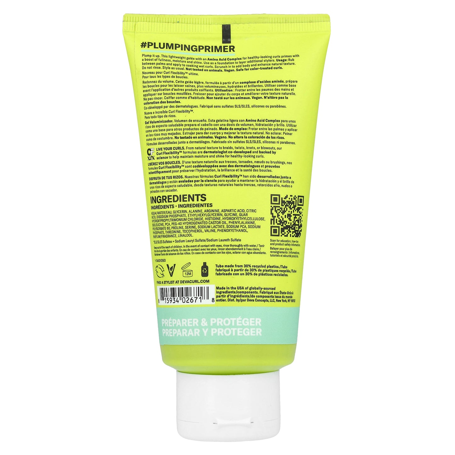 DevaCurl, Plumping Primer, Body-Building Gelee, 5 fl oz (147 ml)