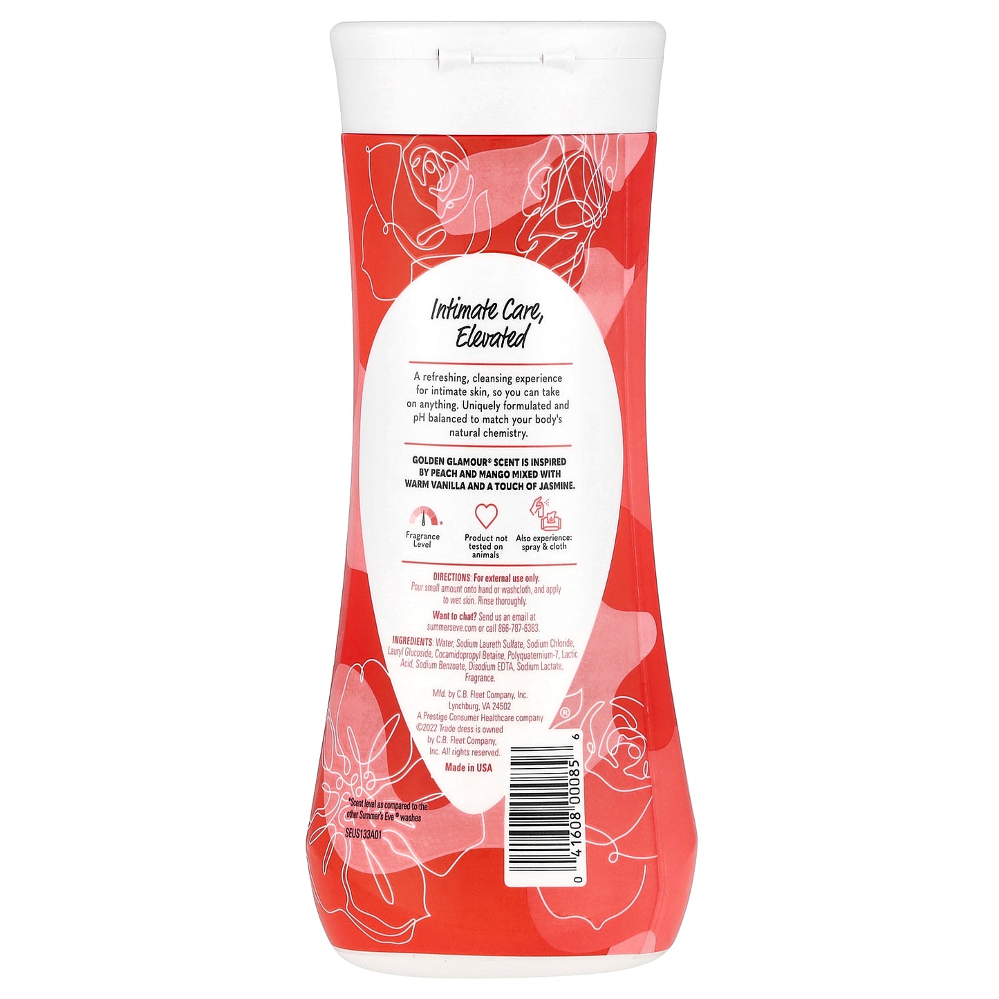 Summer's Eve, Golden Glamour®, 5 in 1 Daily Refreshing Wash, 15 fl oz (444 ml)