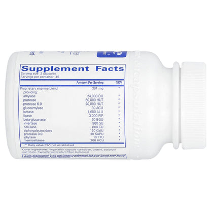Pure Encapsulations, Digestive Enzymes Ultra, 90 Capsules