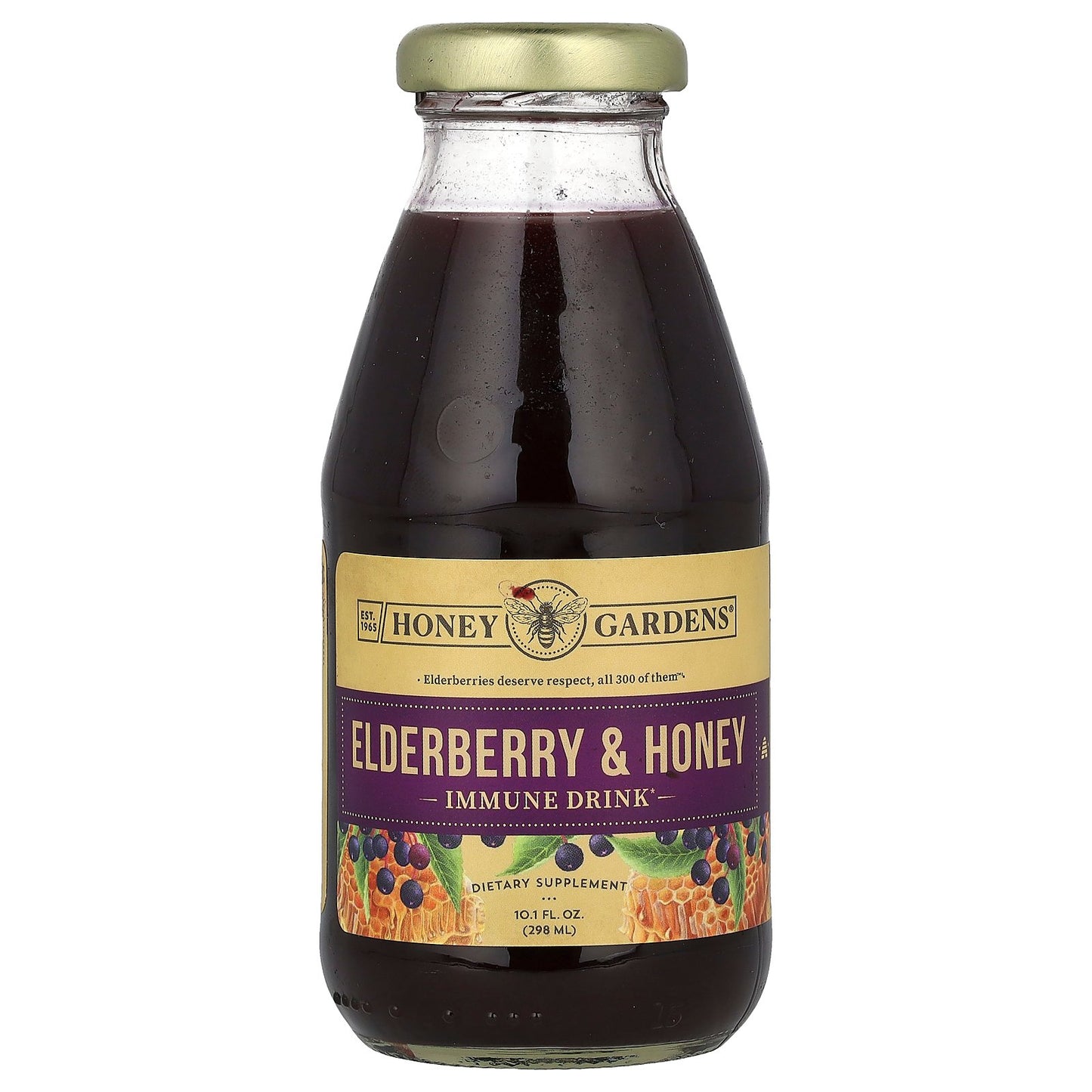 Zand, Immune Drink, Elderberry & Honey, 10.1 fl oz (298 ml)