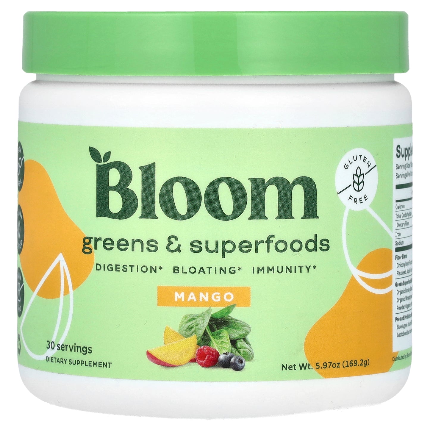 Bloom, Greens & Superfoods, Mango, 5.97 oz (169.2 g)