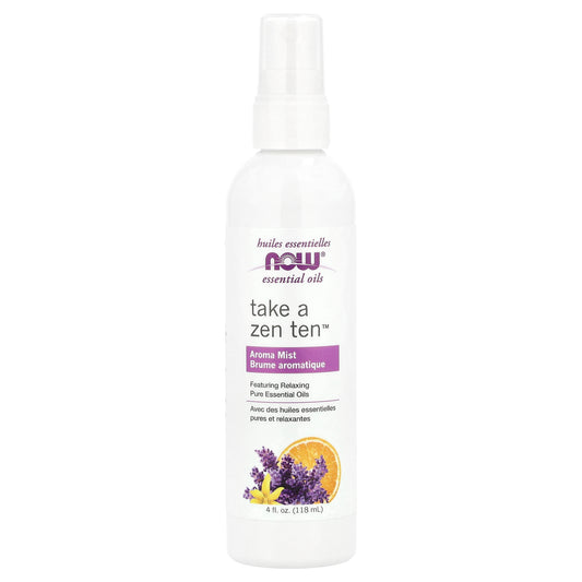 NOW Foods, Essential Oils, Take a Zen Ten™ Aroma Mist, 4 fl oz (118 ml)