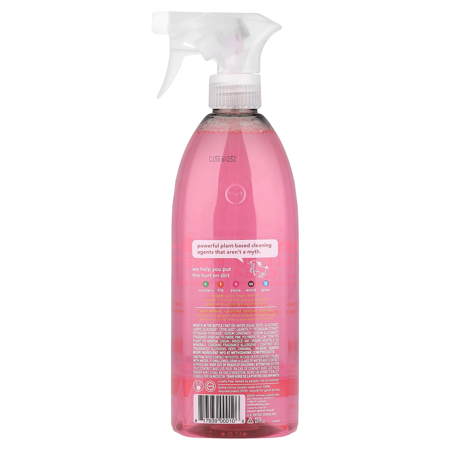 Method, All-Purpose Cleaner, Pink Grapefruit, 28 fl oz (828 ml)