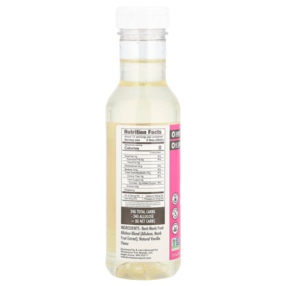 Wholesome Yum, Zero Sugar Coffee Syrup, Vanilla, 12 fl oz (354 ml)