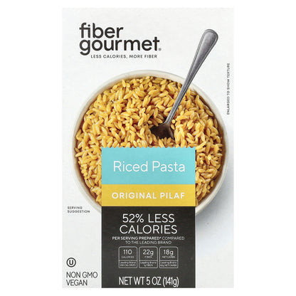 Fiber Gourmet, Riced Pasta, Original Pilaf, 5 oz (141 g)