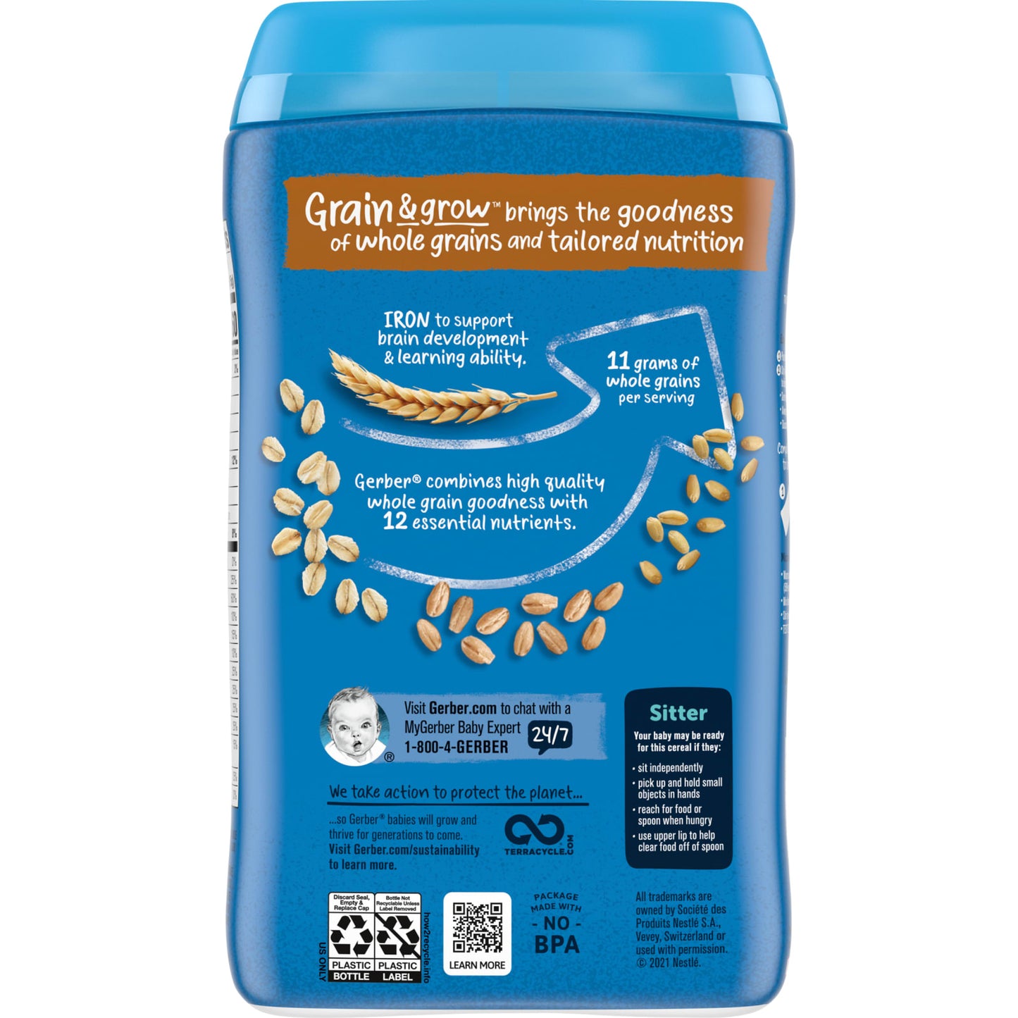 Gerber, Multigrain Cereal, 2nd Foods®, 16 oz (454 g)