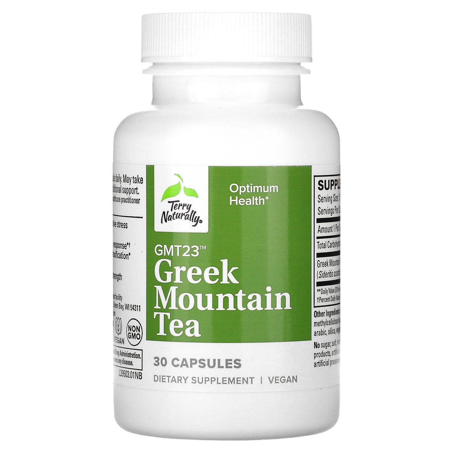 Terry Naturally, Greek Mountain Tea, 30 Capsules