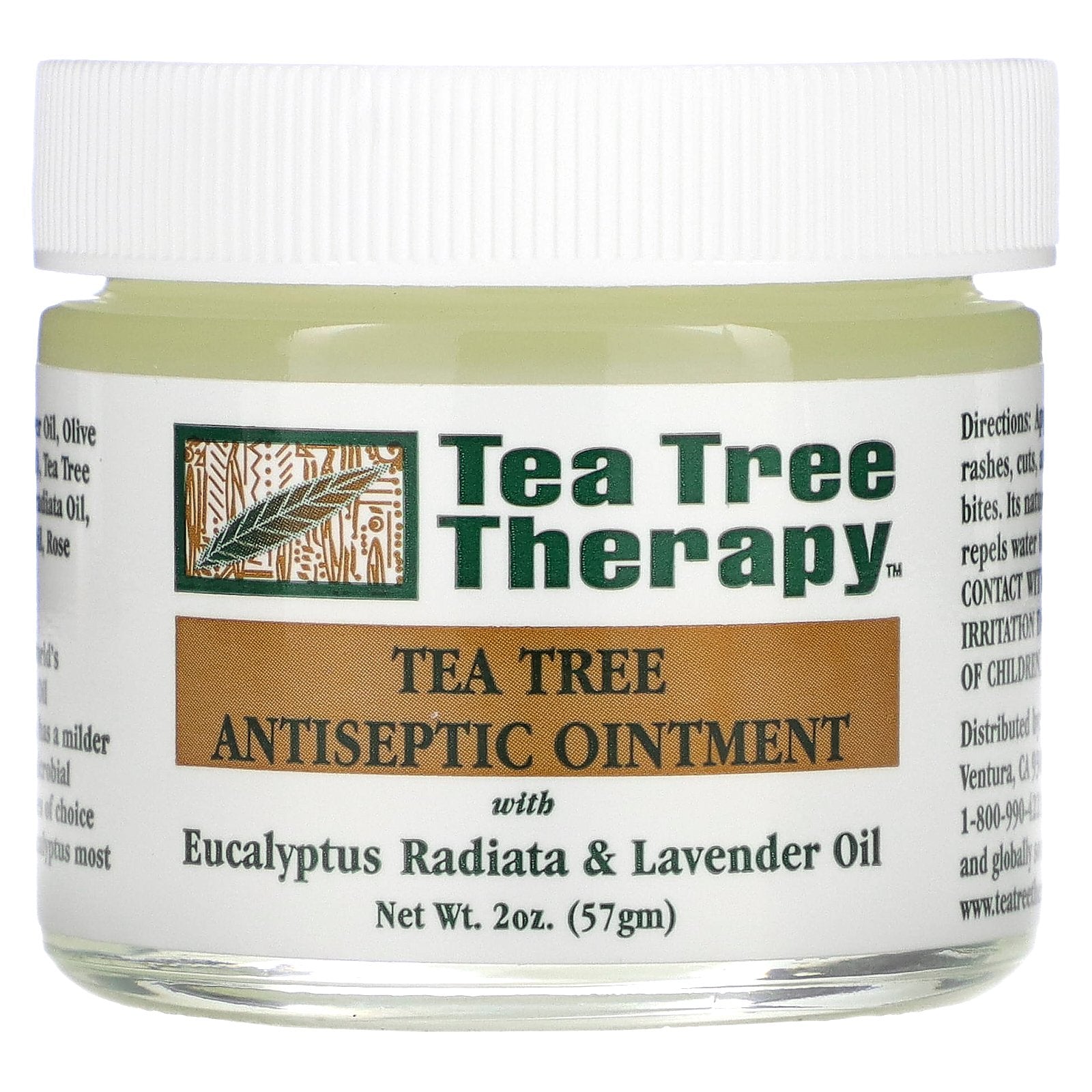 Tea Tree Therapy, Tea Tree Antiseptic Ointment, 2 oz (57 g)