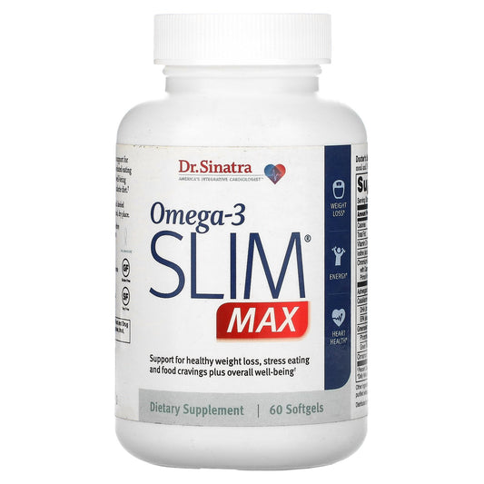 Dr. Sinatra, Omega-3 Slim MAX, 60 Softgels