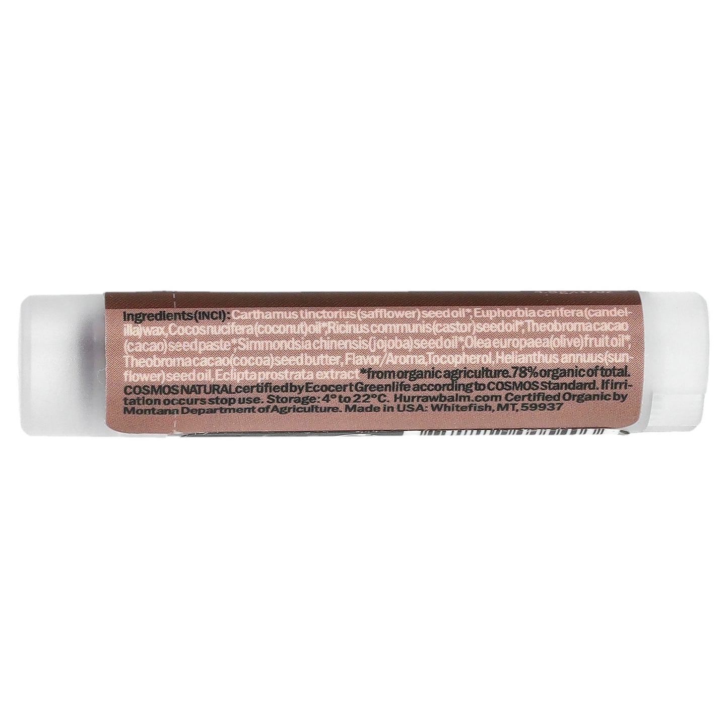 Hurraw! Balm, Tinted Lip Balm, Hazelnut, 0.17 oz (4.8 g)