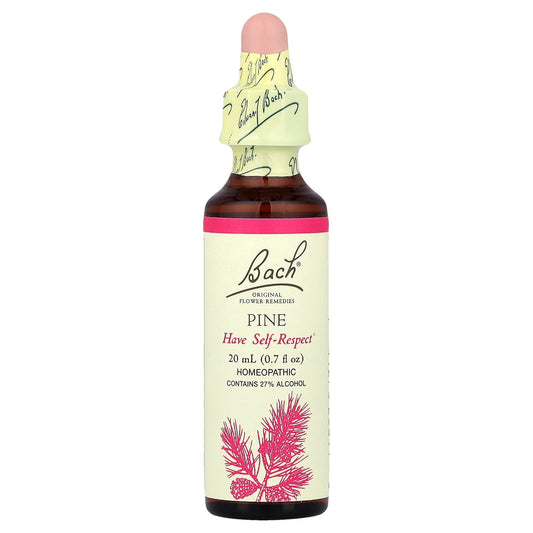 Bach, Original Flower Remedies, Pine, 0.7 fl oz (20 ml)