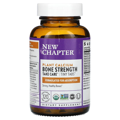 New Chapter, Plant Calcium, Bone Strength Take Care, 120 Vegetarian Tiny Tablets