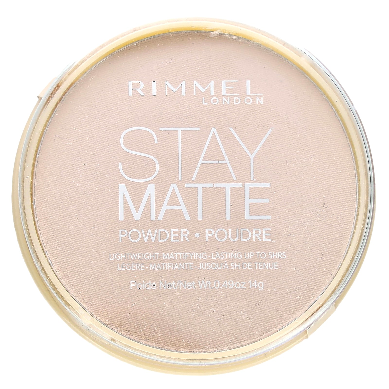 Rimmel London, Stay Matte, Lightweight-Mattifying Powder, 003 Natural, 0.49 oz (14 g)