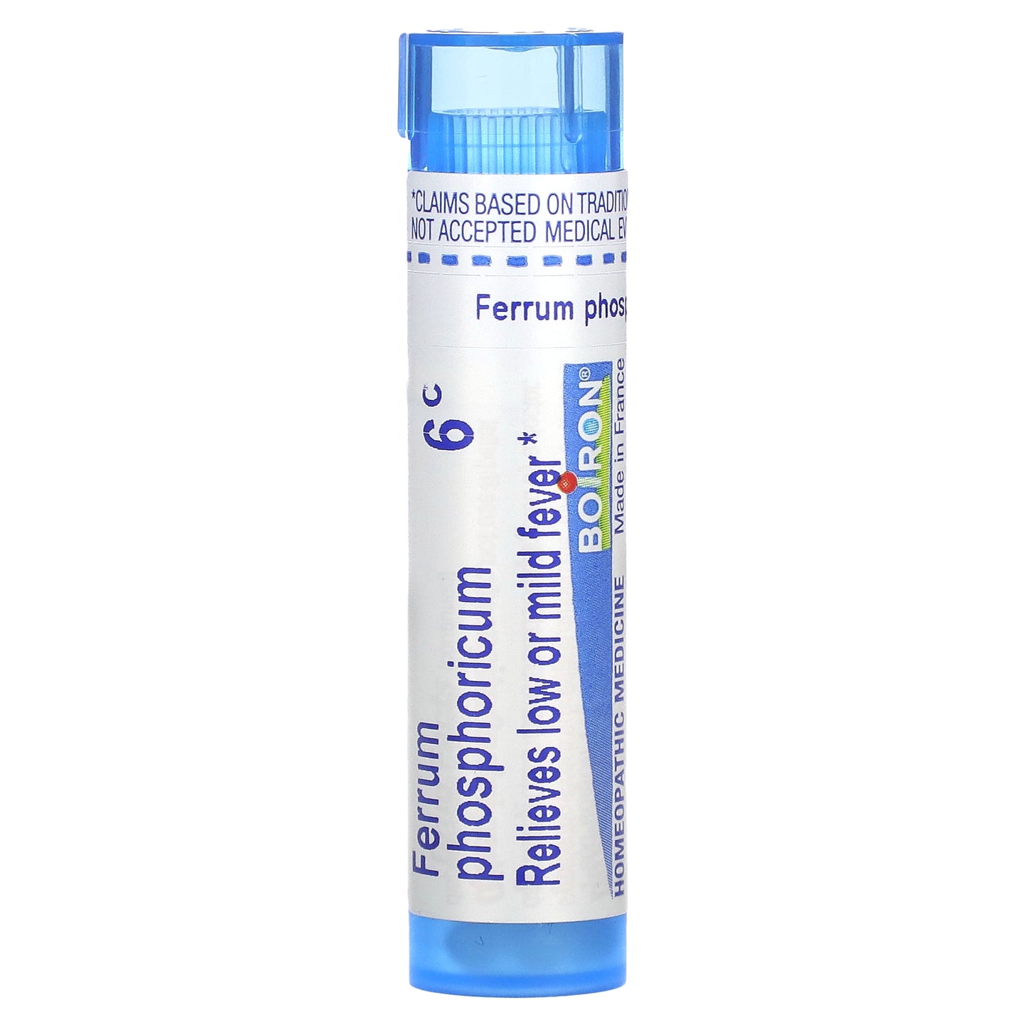 Boiron, Ferrum Phosphoricum, 6C, Mild Fever Relief, Approx. 80 Pellets