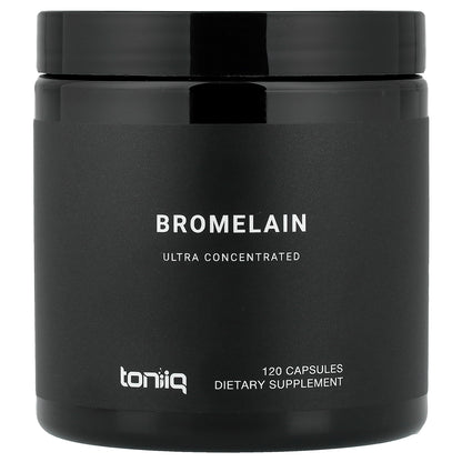 Toniiq, Bromelain, 120 Capsules (500 mg per Capsule)