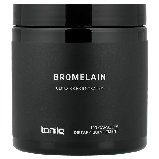 Toniiq, Bromelain, 120 Capsules (500 mg per Capsule)