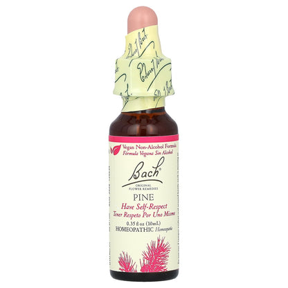 Bach, Original Flower Remedies, Pine, 0.35 fl oz (10 ml)