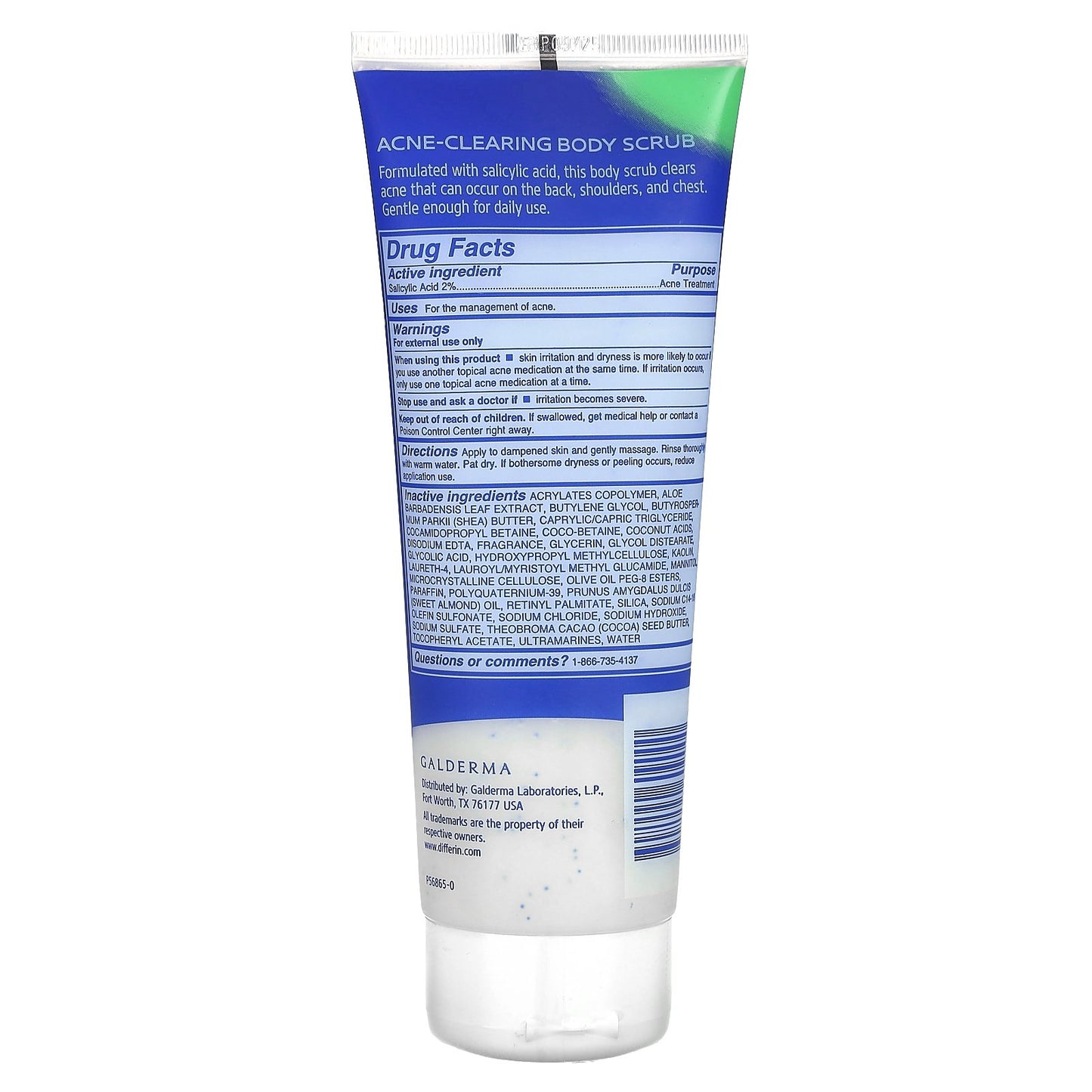 Differin, Acne-Clearing Body Scrub, 8 fl oz (237 ml)