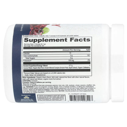 Ancient Nutrition, Clean Energy, Cherry Limeade , 4.4 oz (124.4 g)