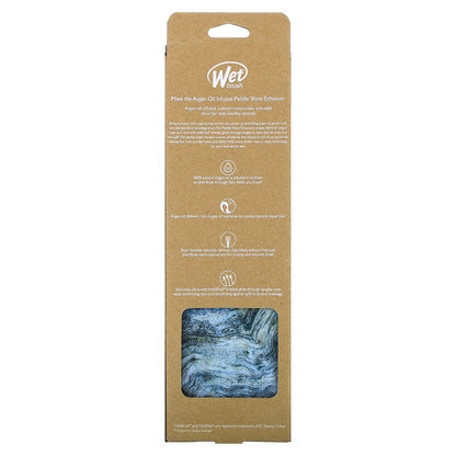 Wet Brush, Argan Oil Infused Paddle Shine Enhancer Brush, Blue, 1 Brush
