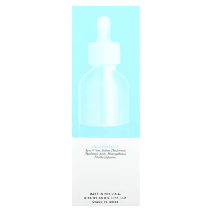 No BS Skincare, Pure Hyaluronic Serum, 1 fl oz (30 ml)