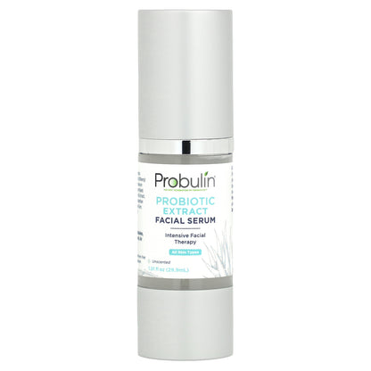 Probulin, Probiotic Extract Facial Serum, Unscented, 1.01 fl oz (29.9 ml)