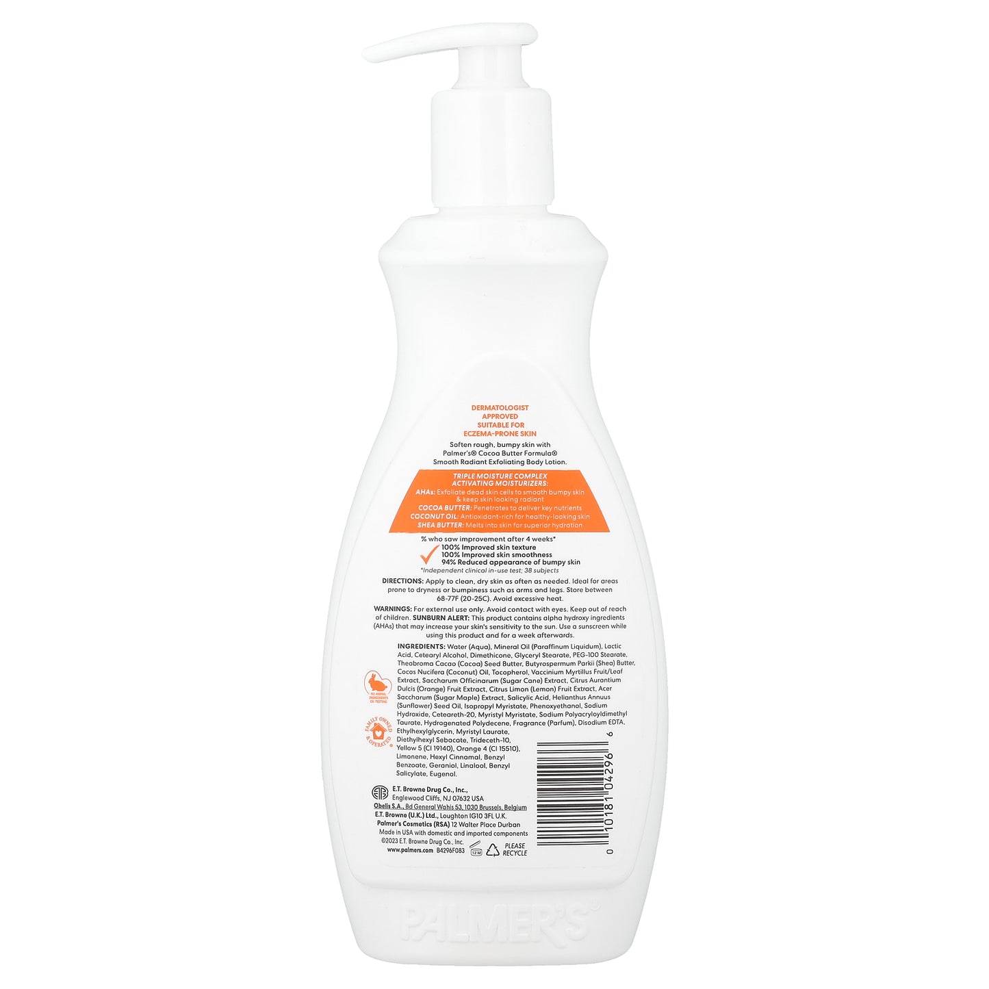 Palmer's, Cocoa Butter Formula® with Vitamin E, Exfoliating Body Lotion, Fresh Citrus, 13.5 fl oz (400 ml)