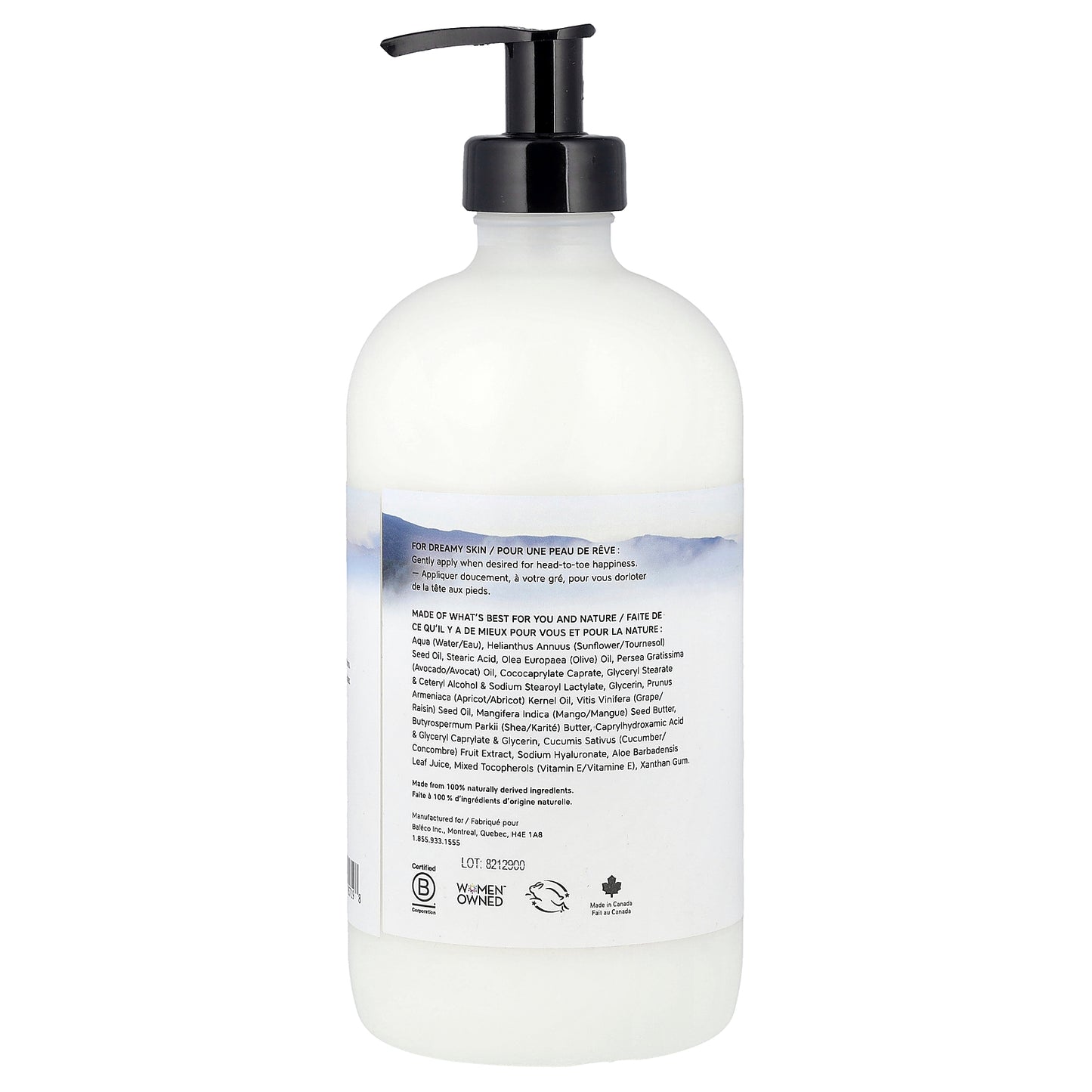 The Unscented Company, Lotion, Hands + Body, Fragrance Free, 16.9 fl oz (500 ml)