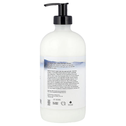The Unscented Company, Lotion, Hands + Body, Fragrance Free, 16.9 fl oz (500 ml)