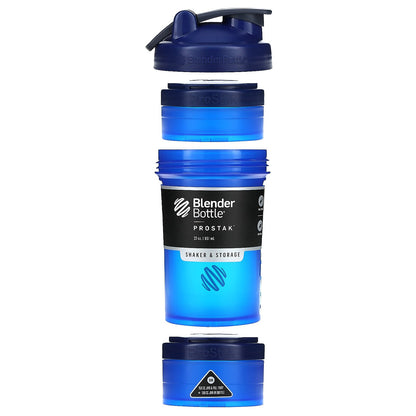 Blender Bottle, ProStak, FC Blue, 22 oz (651 ml)