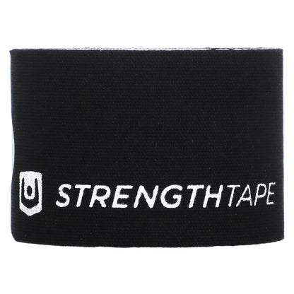 Strengthtape, Kinesiology Tape, Black, 20 Pre-Cut Strips