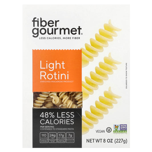 Fiber Gourmet, Light Rotini , 8 oz (227 g)