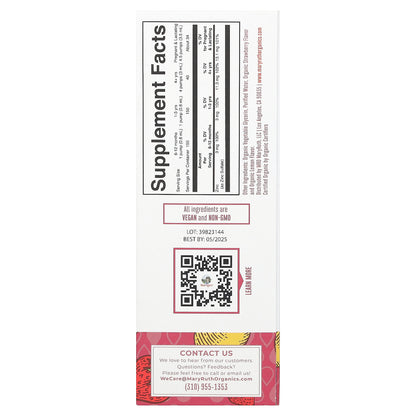 MaryRuth's, Organic Ionic Zinc Liquid Drops, Strawberry Lemon, 3 mg, 4 fl oz (120 ml)