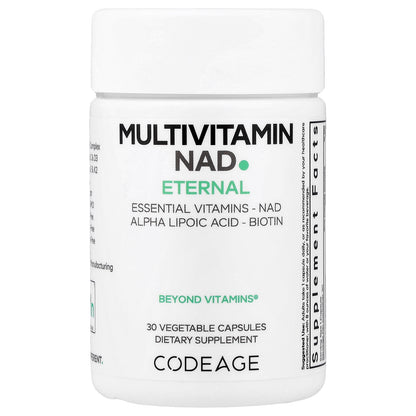 Codeage, Multivitamin NAD, External, 30 Vegetable Capsules