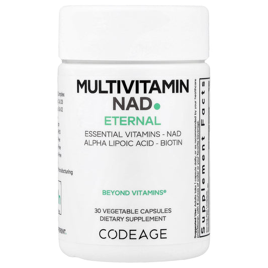 Codeage, Multivitamin NAD, External, 30 Vegetable Capsules