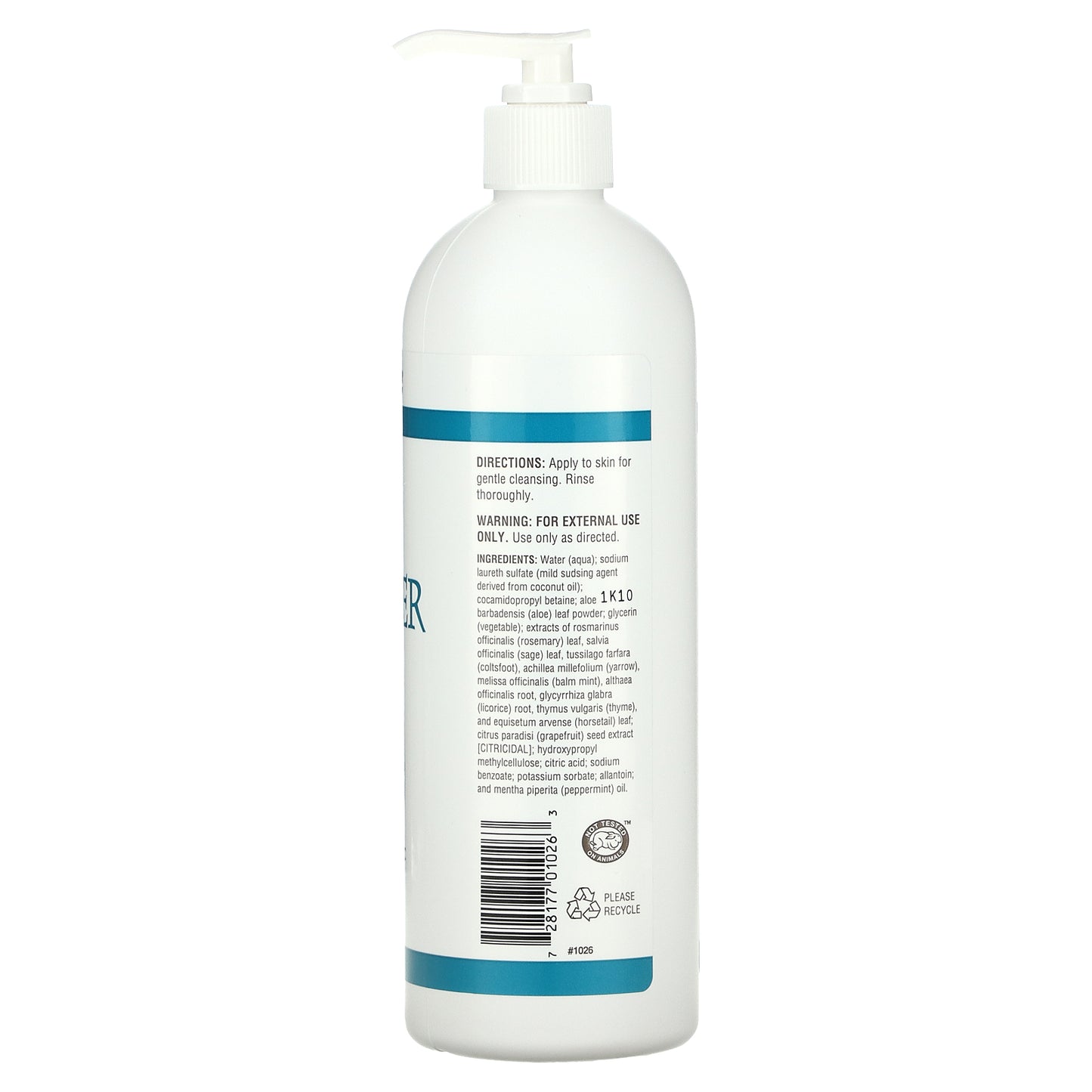 NutriBiotic, Skin Cleanser, Non-Soap, Original, 16 fl oz (473 ml)