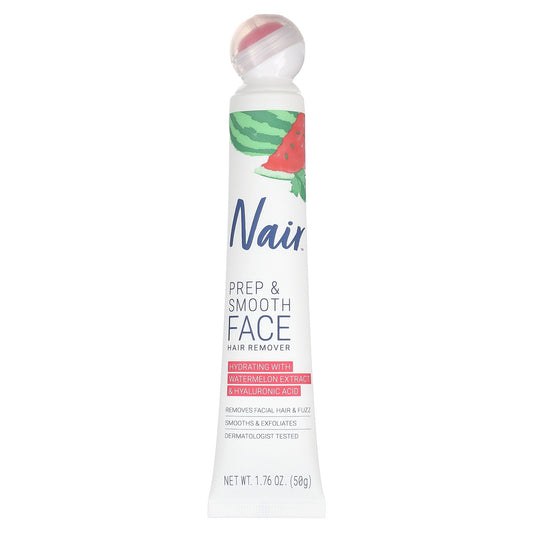Nair, Prep & Smooth Face Hair Remover, 1.76 oz (50 g)