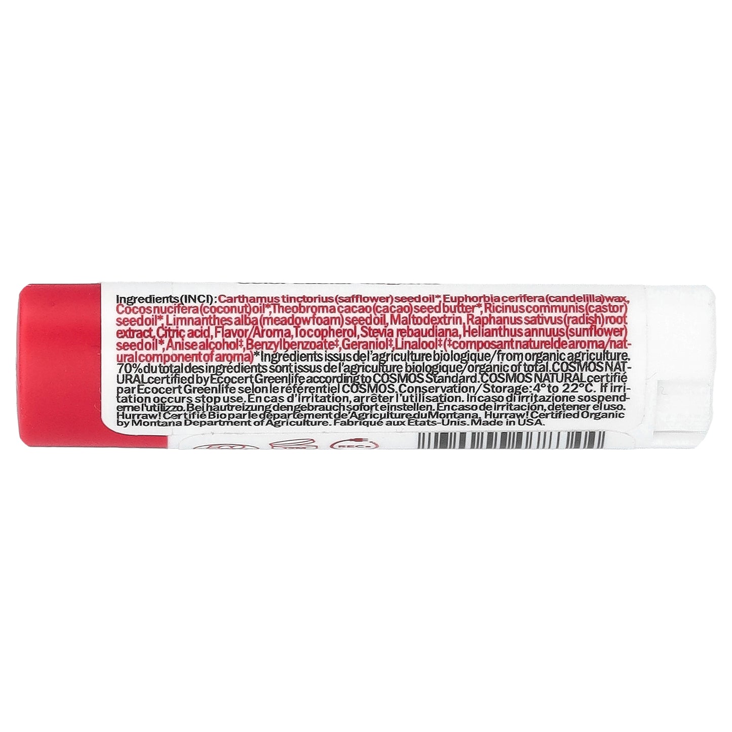 Hurraw! Balm, PlantColor™, Lip Color, No 1, 0.17 oz (4.8 g)