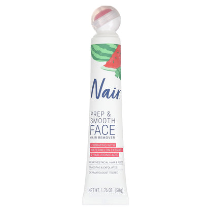 Nair, Hair Remover, Prep & Smooth Face, 1.76 oz (50 g)