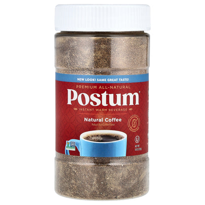 Postum, Instant Warm Beverage, Natural Coffee, Caffeine Free, 8 oz (227 g)