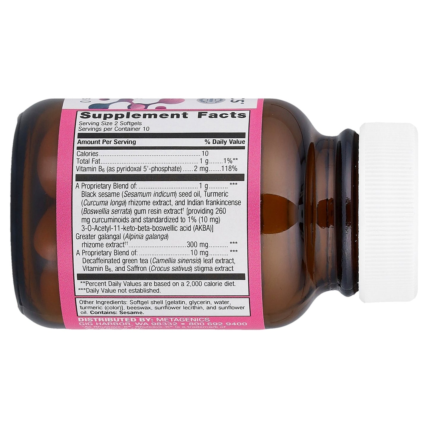 Metagenics, HerWellness™ Rapid Period Relief, 20 Softgels