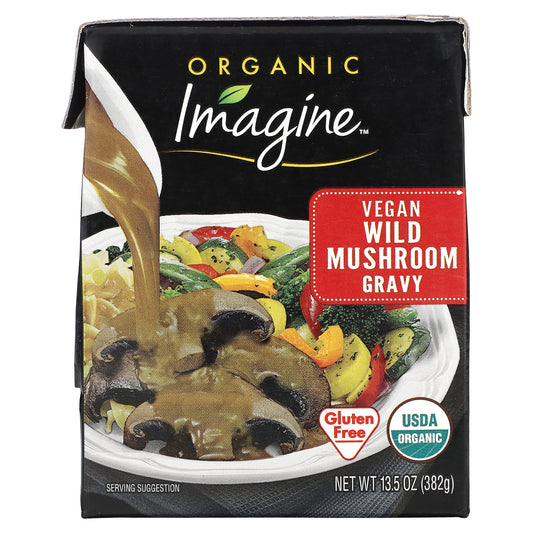 Imagine Soups, Organic Vegan Wild Mushroom Gravy, 13.5 oz (382 g)