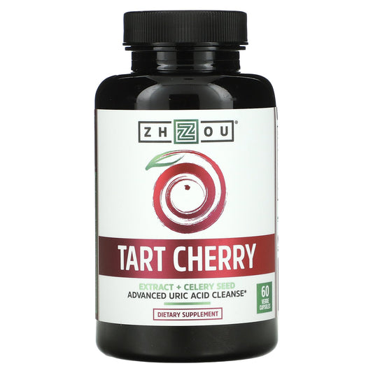 Zhou Nutrition, Tart Cherry Extract + Celery Seed, 60 Veggie Capsules