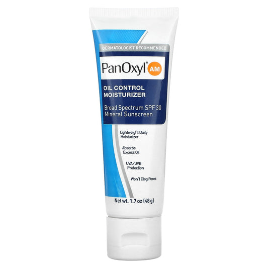 PanOxyl, PanOxyl AM, Oil Control Moisturizer, SPF30, 1.7 oz (48 g)