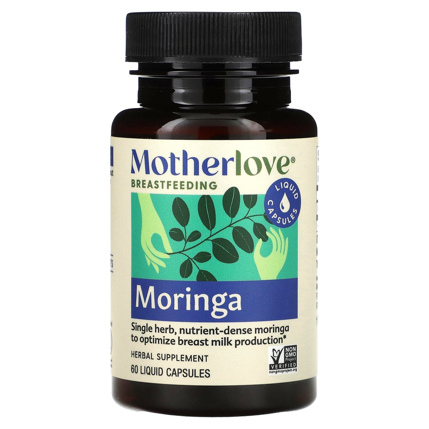 Motherlove, Breastfeeding, Moringa, 60 Liquid Capsules